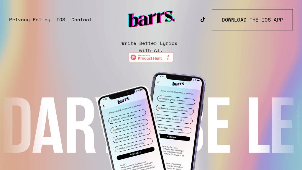 Barrs | Revolutionize Music Creation with AI | Futureen