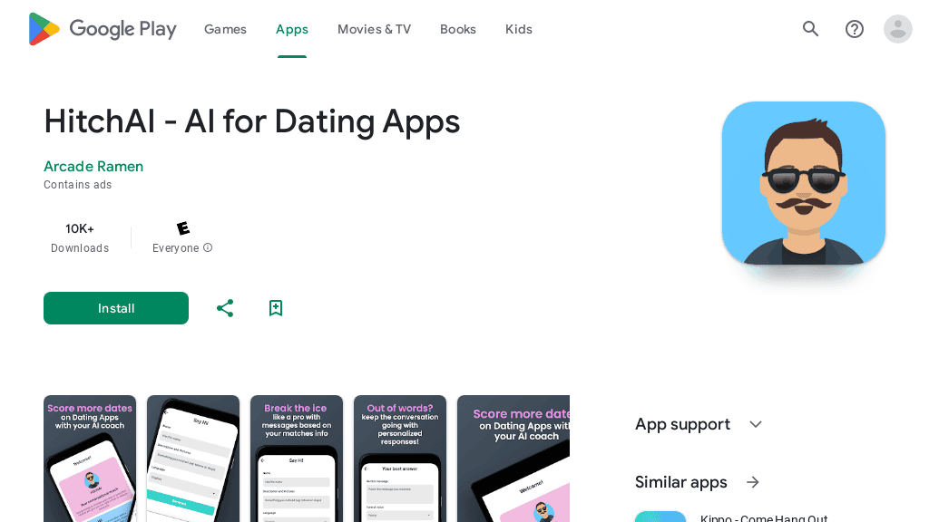 HitchAI 🤖 Coached Language for Dating Apps Futureen