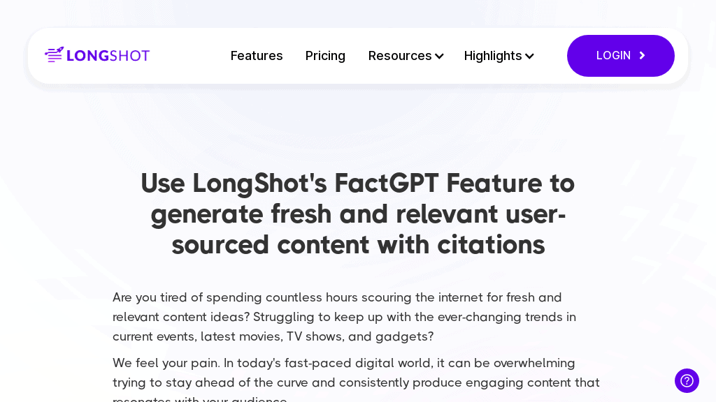 longshot-factgpt-by-Futureen