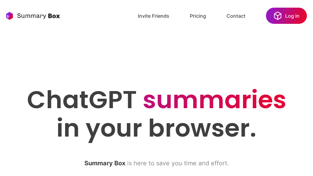 Summary Box Futureen