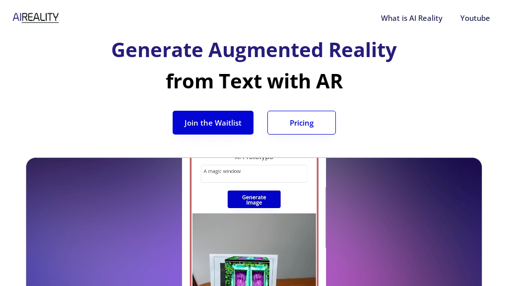AI Reality Create AR with AI 🌟 Futureen