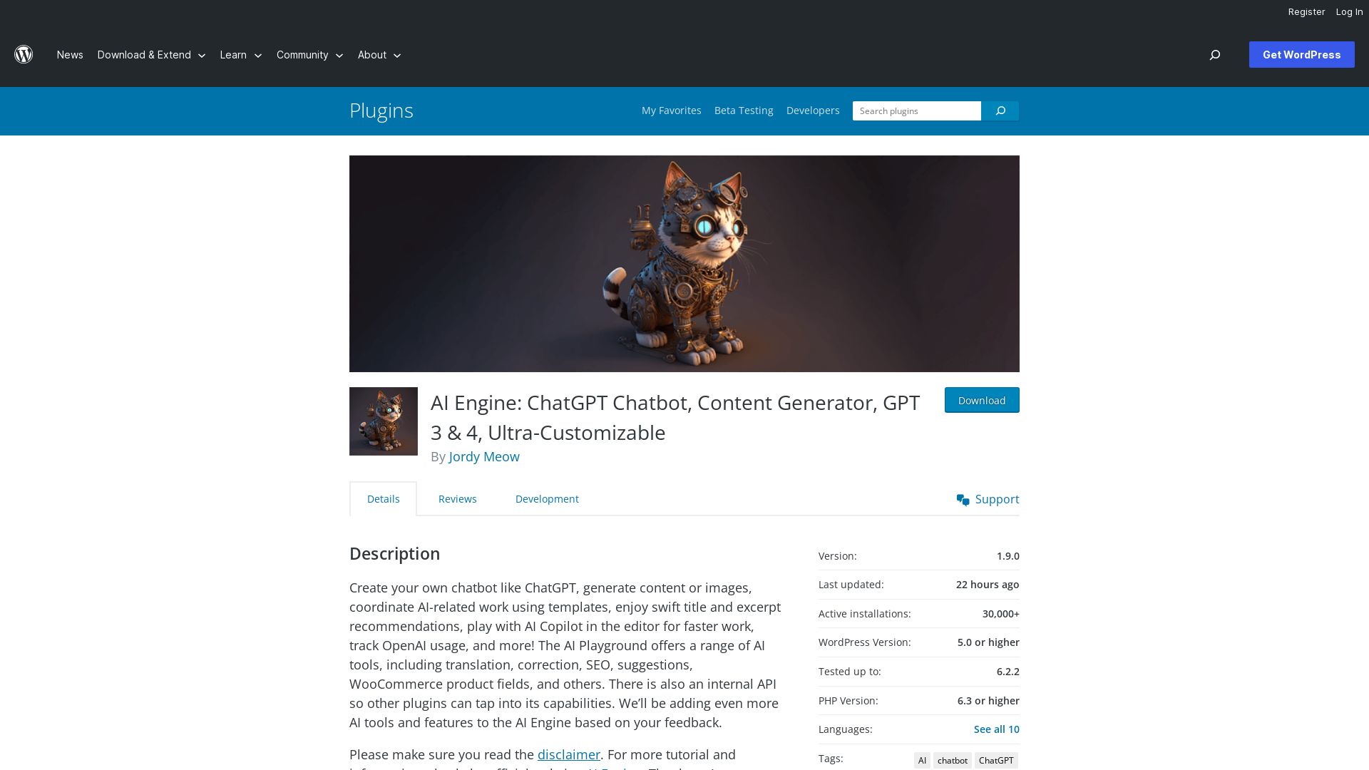 ChatGPT | AI Chatbot and Content Generator for WordPress | Futureen