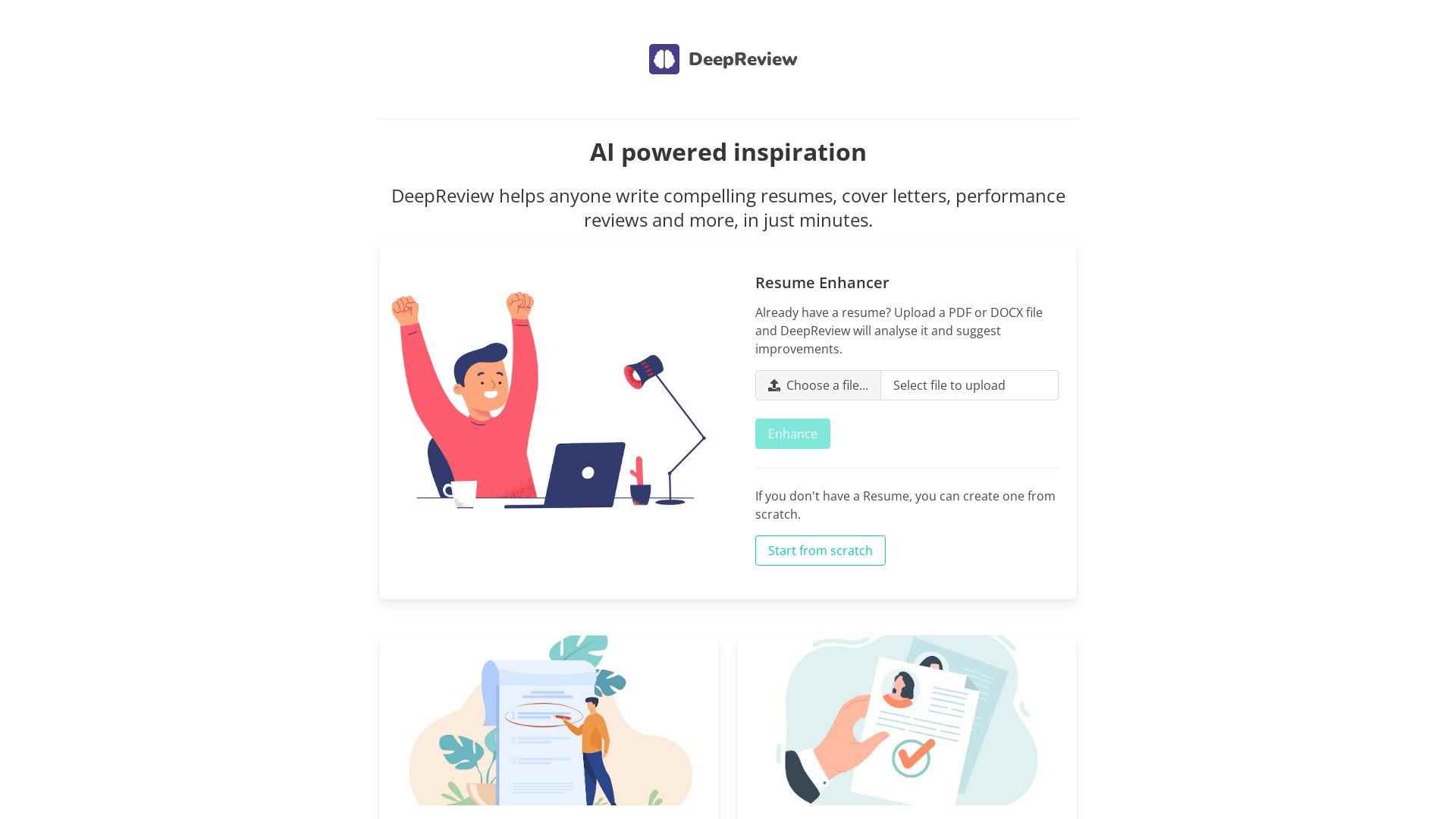 DeepReview Create Strong Resumes - Deepreview Top Ai Tools By Futureen 
