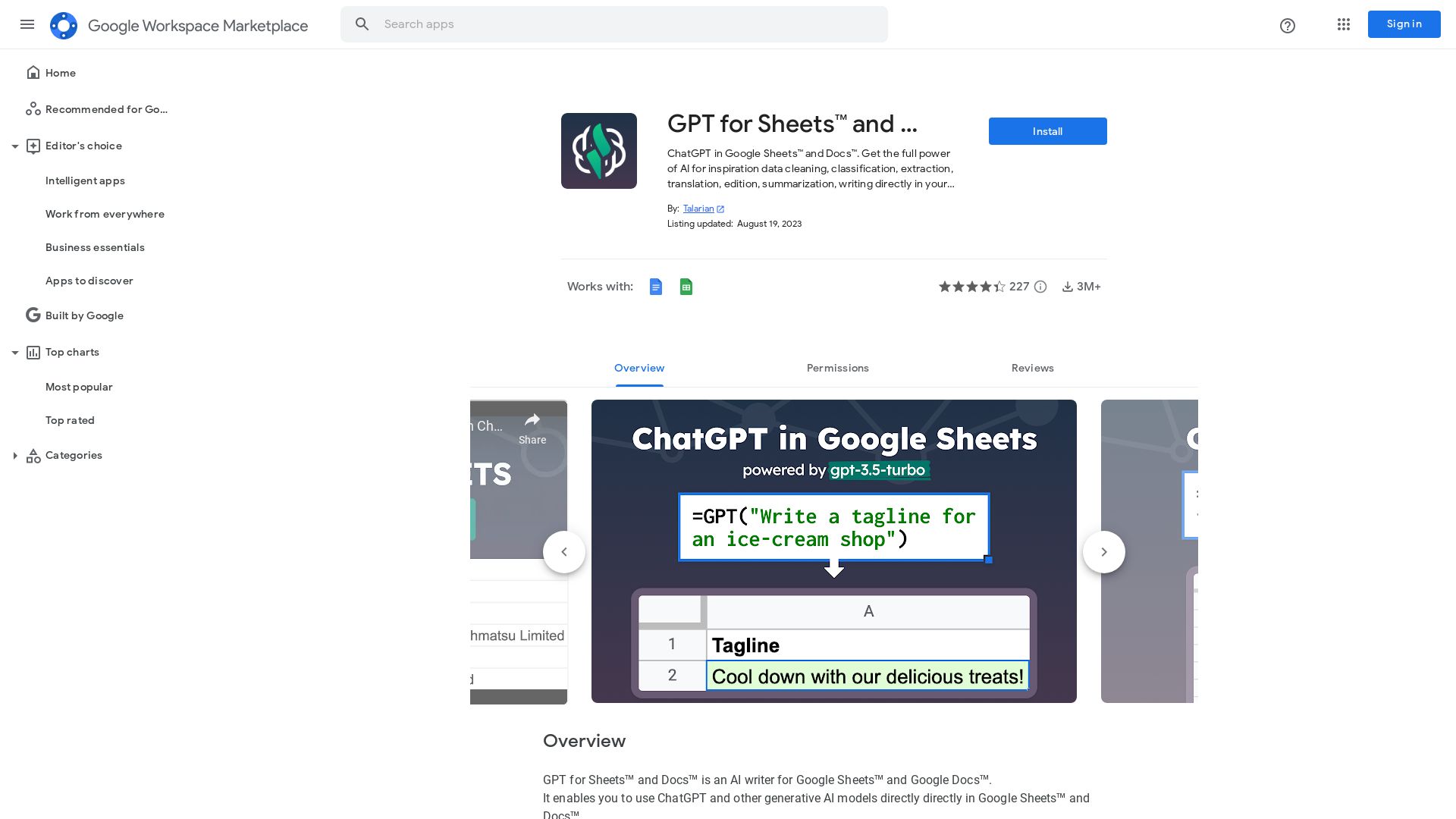 GPT for Sheets™ and Docs™ Unleash the Power of AI 🚀 Futureen