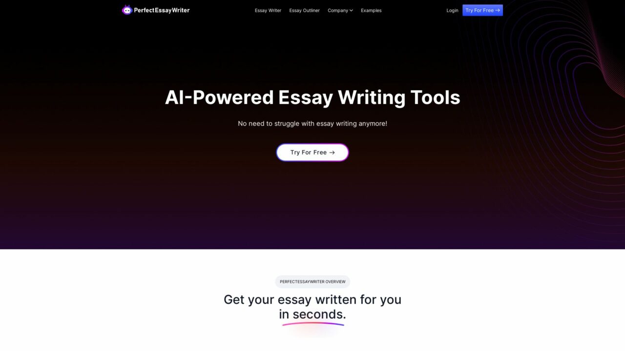 PerfectEssayWriter.ai 🖊️ AIPowered Essay Writing Tools Elevate Your