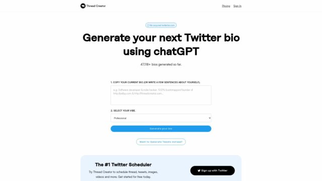 twitter-bio-generator-Top-AI-Tools-By-Futureen