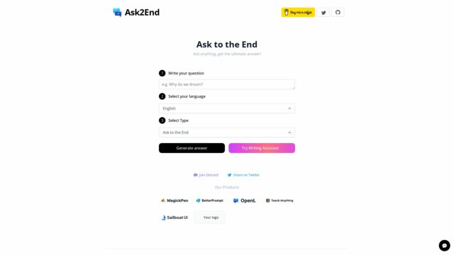 ask2end-Top-AI-Tools-By-Futureen