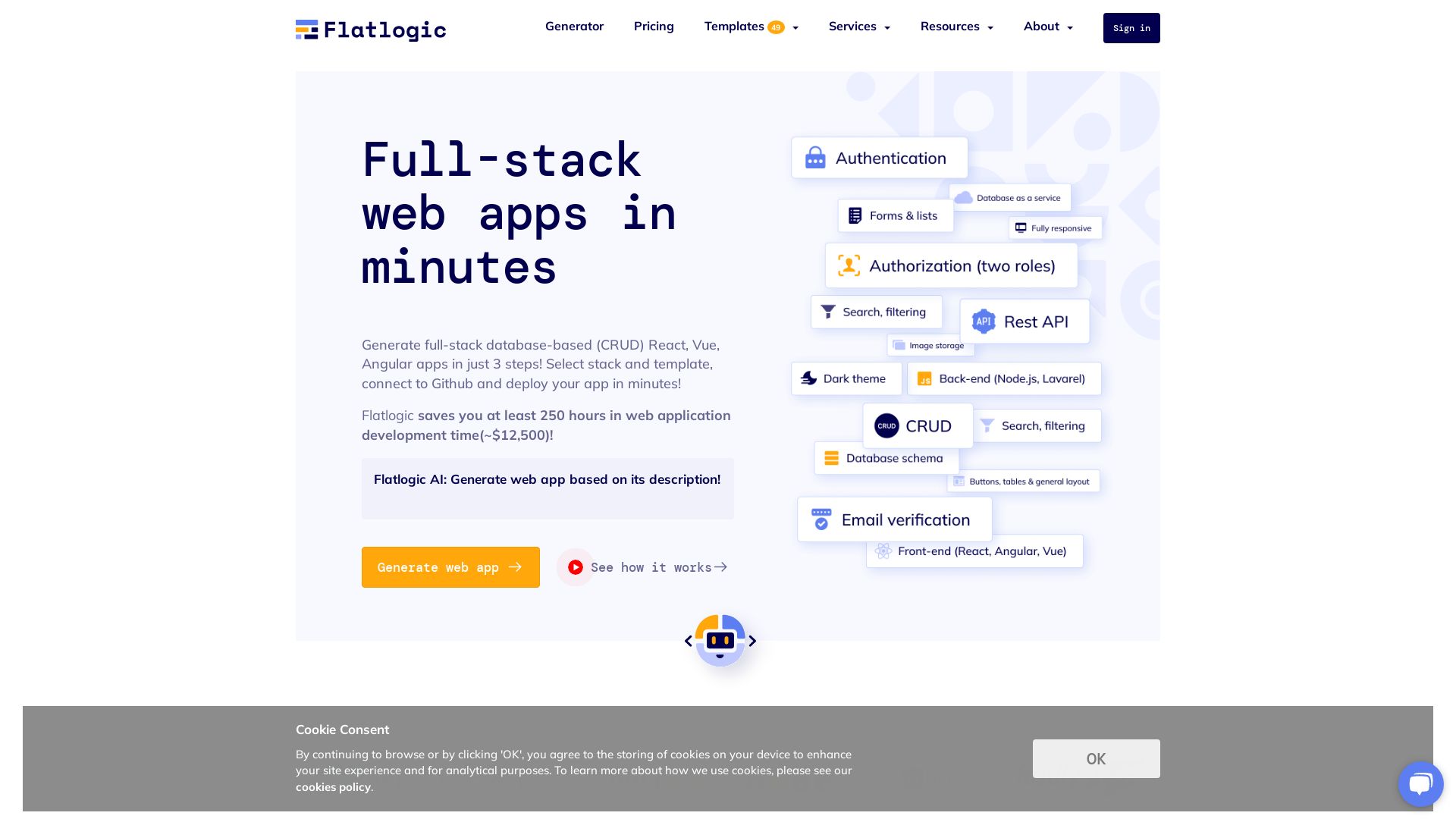 Flatlogic | Build Full-Stack Web Apps Quickly with Templates | Futureen