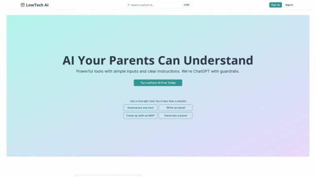 lowtech-Best-AI-Tools-By-Futureen