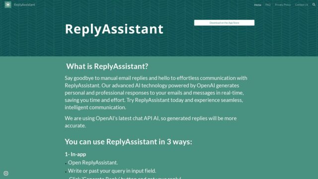 replyassistant-Best-AI-Tools-By-Futureen