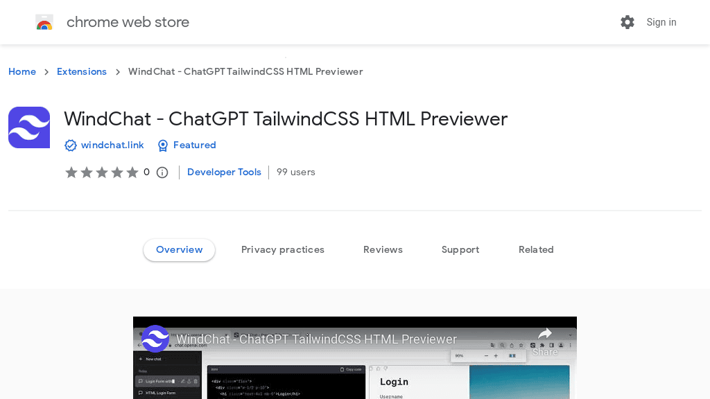 WindChat | HTML/CSS Previewer for ChatGPT | Futureen