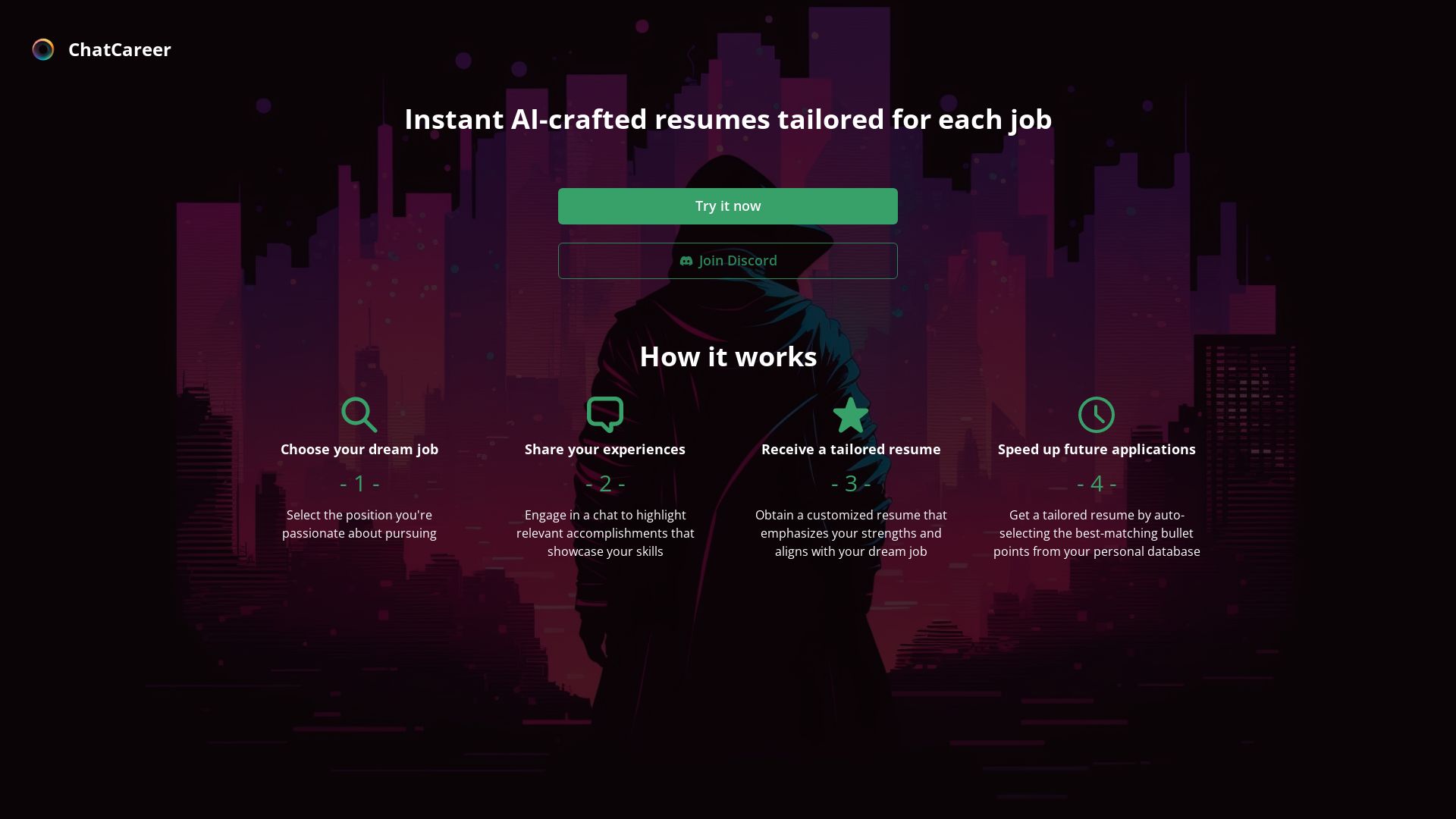 ChatCareer AI Resumes for Your - Chatcareer Top Ai Tools By Futureen 