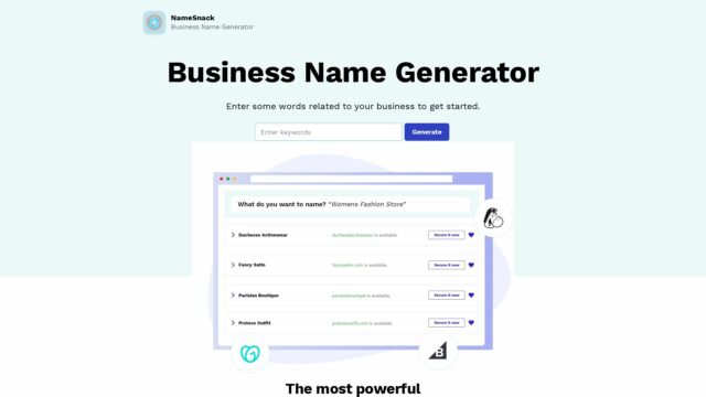 namesnack-Best-AI-Tools-2024-By-Futureen