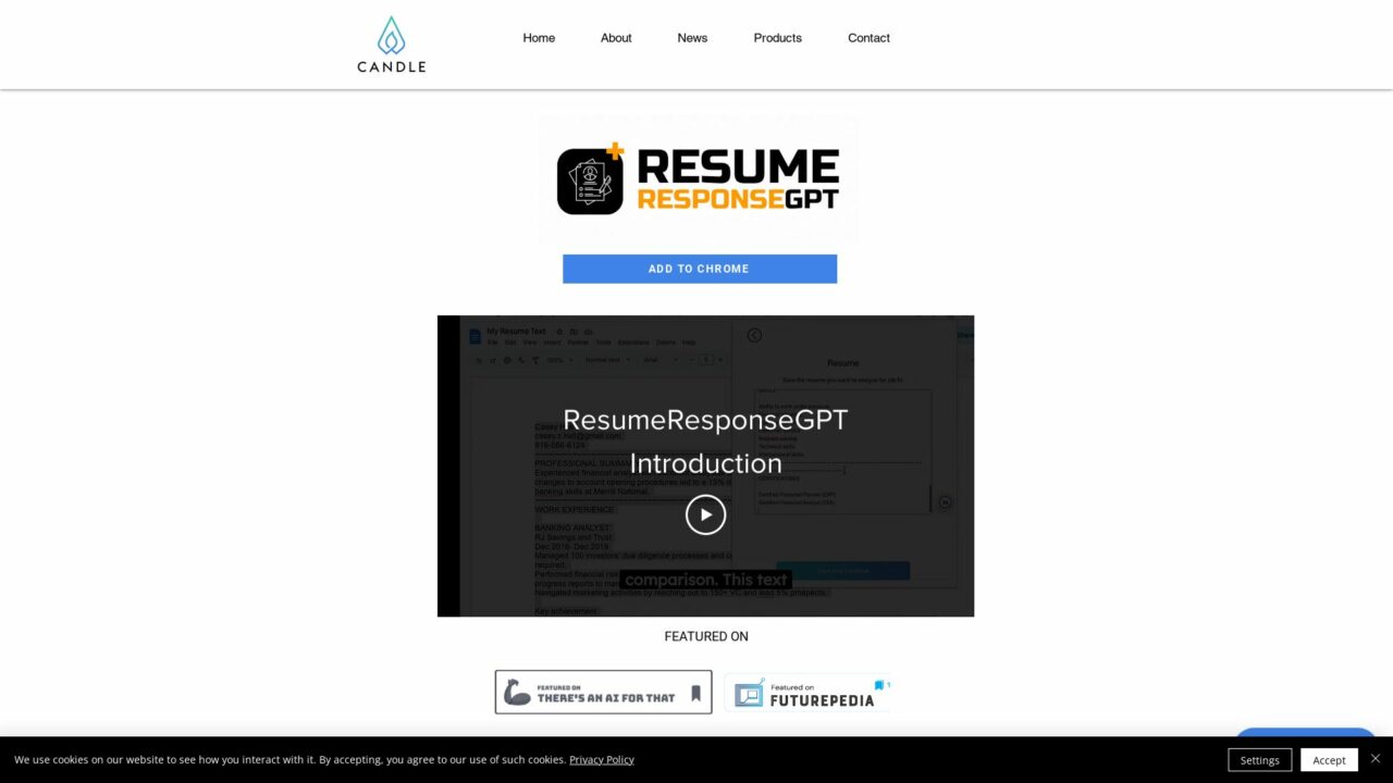 ResumeResponseGPT Optimize Resumes - Resumeresponsegpt Top Ai Tools By Futureen 30586 1280x720 