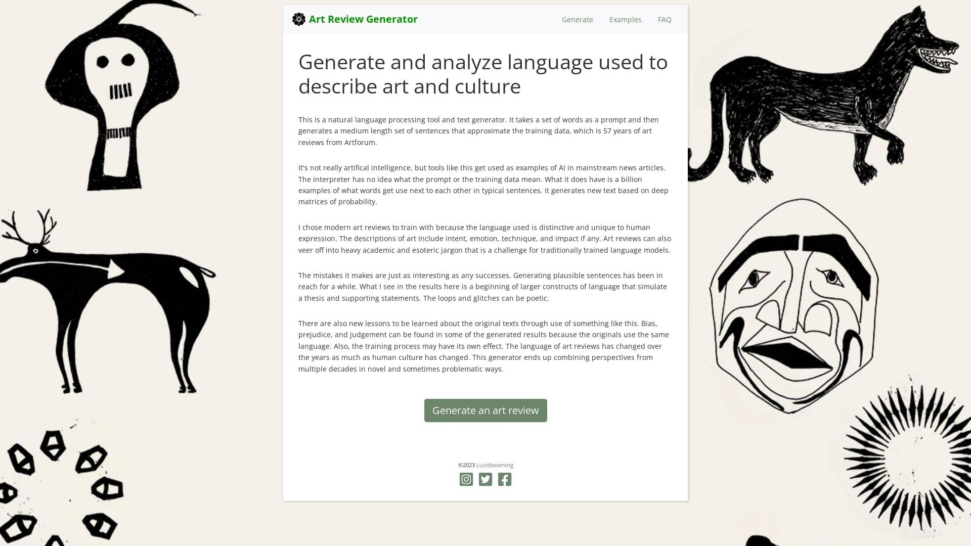 Art Review Generator Enhancing Art Criticism Language Futureen