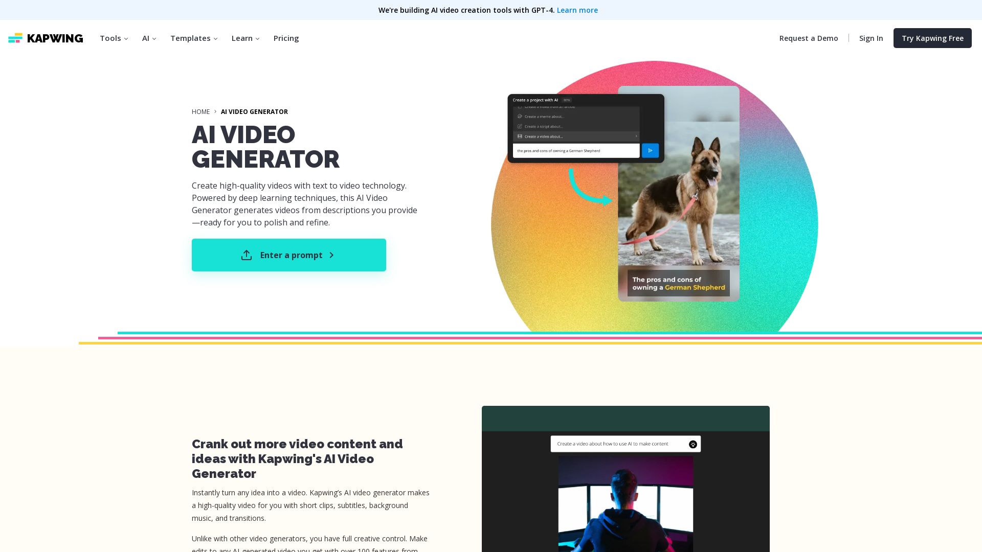 kapwings-ai-video-generator-Top-AI-Tools-2024-By-Futureen