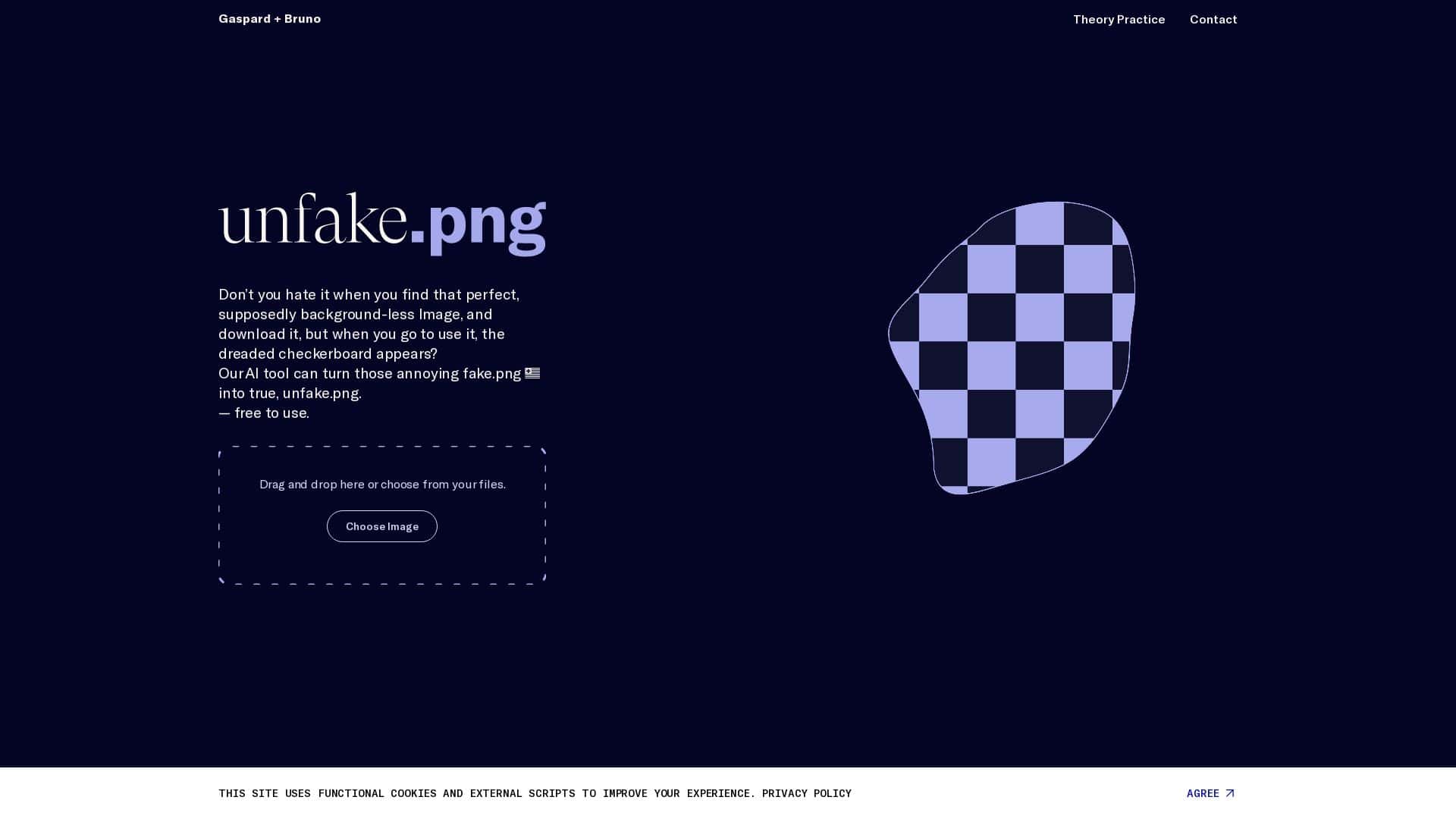 UnfakePNG Convert Fake Transparency Grids into Genuine PNGs Futureen