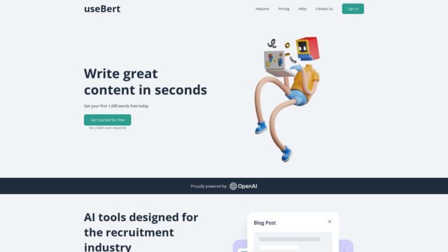 usebert-AI-tools-by-Futureen