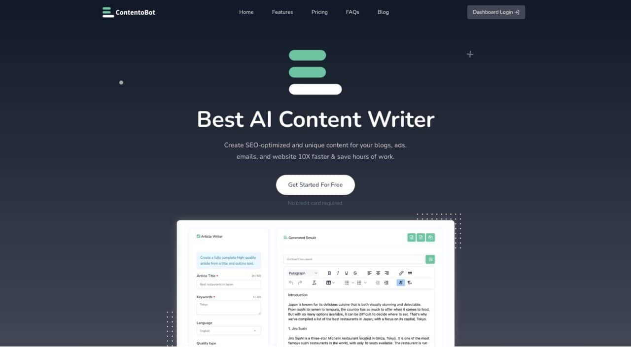 contentobot-AI-tool-by-Futureen