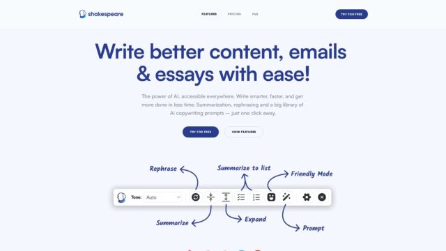 shakespeare-ai-writing-toolbar-AI-tool-by-Futureen