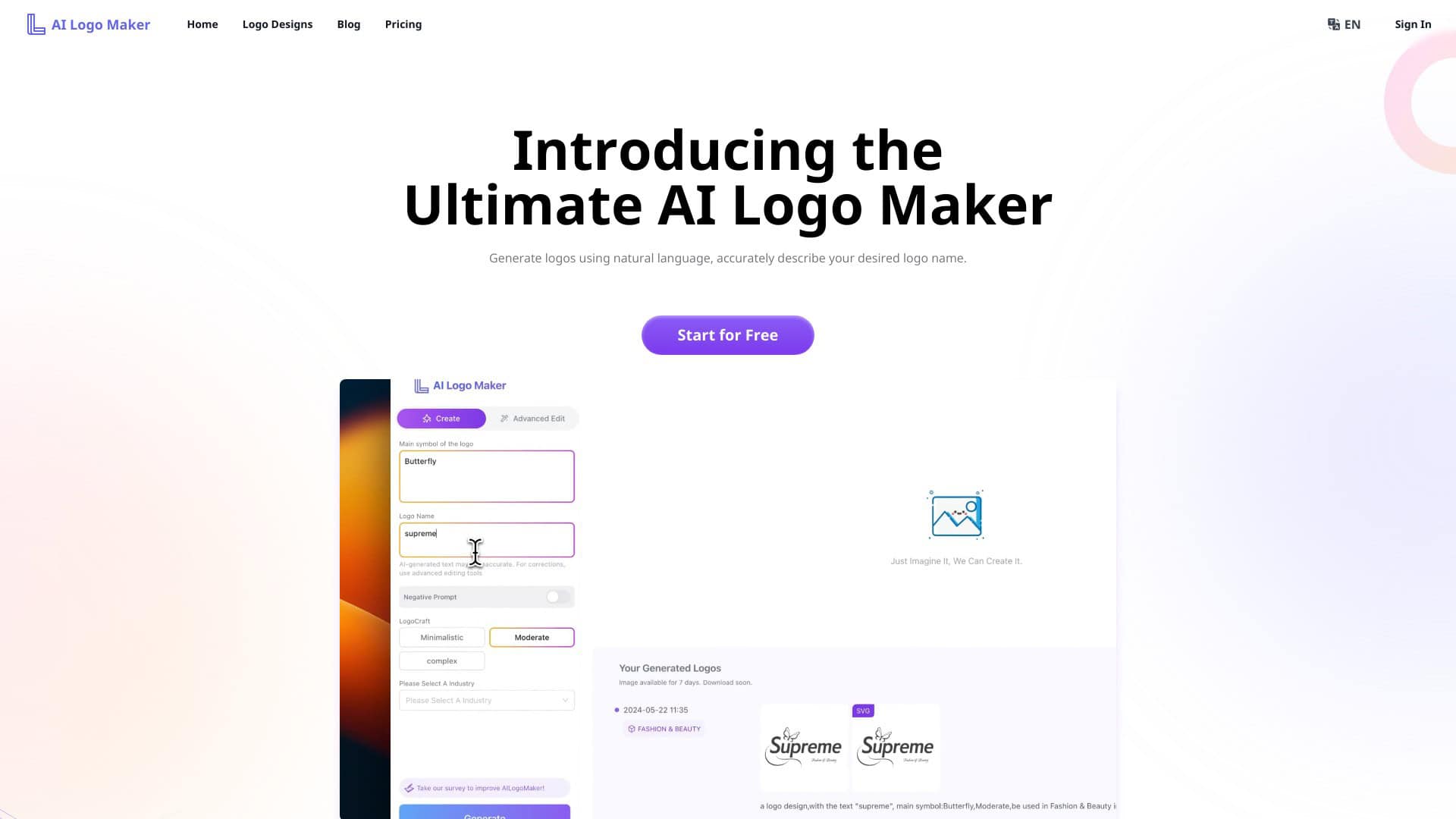 AILogoMaker Create Custom Logos Fast With AI Power Futureen