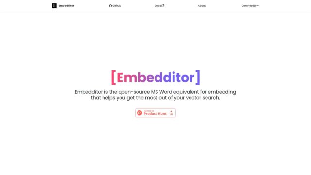 embedditor-New-AI-Tools-by-Futureen