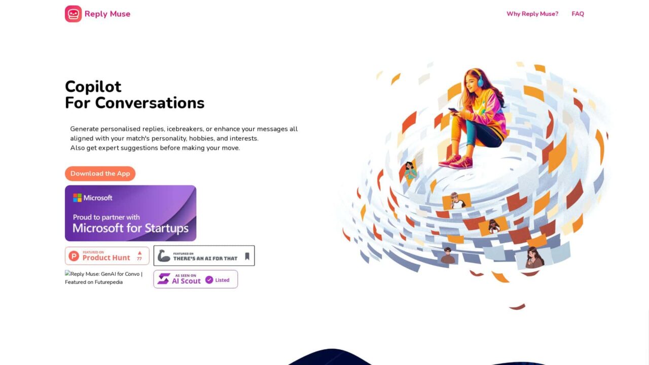 reply-muse-genai-for-convo-New-AI-Tools-by-Futureen