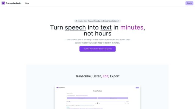 transcribeaudio-New-AI-Tools-by-Futureen