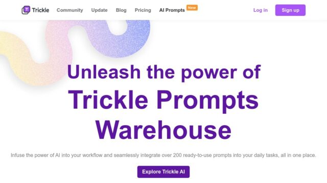 trickle-ai-prompts-warehouse-New-AI-Tools-by-Futureen