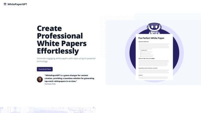 whitepapergpt-New-AI-Tools-by-Futureen