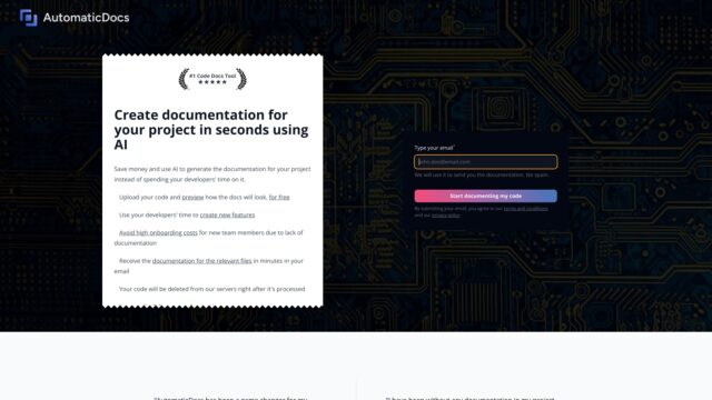 automaticdocs-New-AI-Tools-by-Futureen