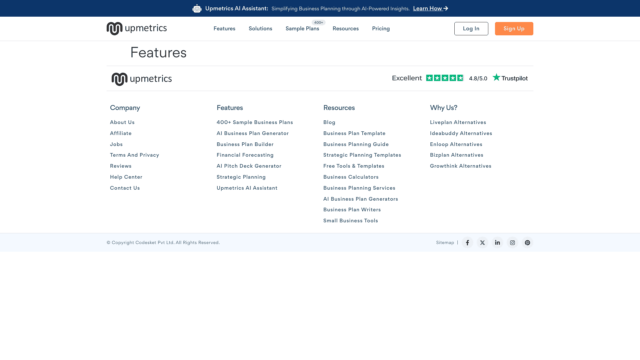 ai-business-plan-generator-by-upmetrics-AI-Tool