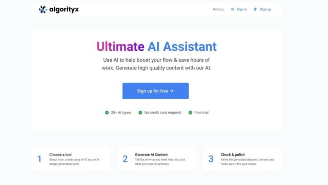 algorityx-AI-Tool