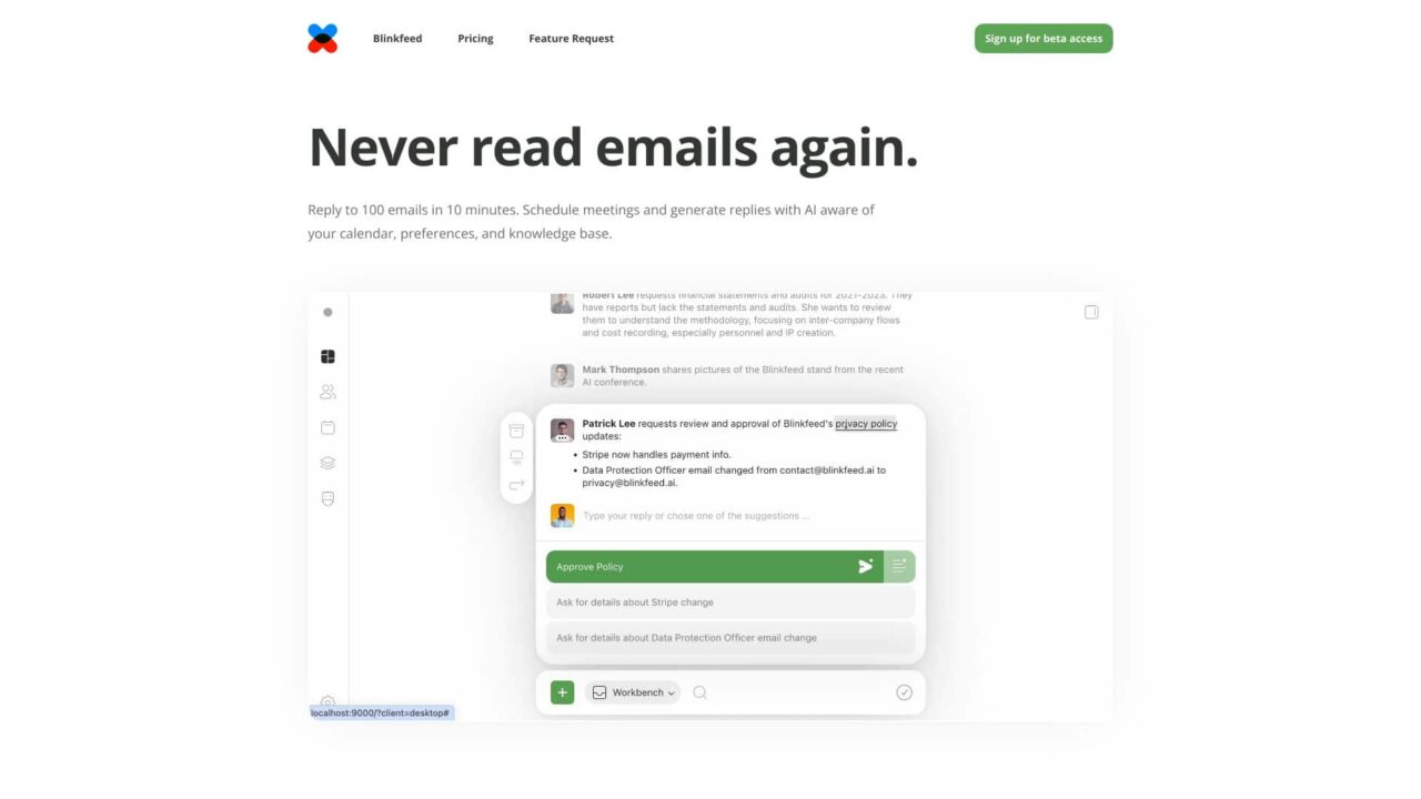 blinkfeed-AI-Tool