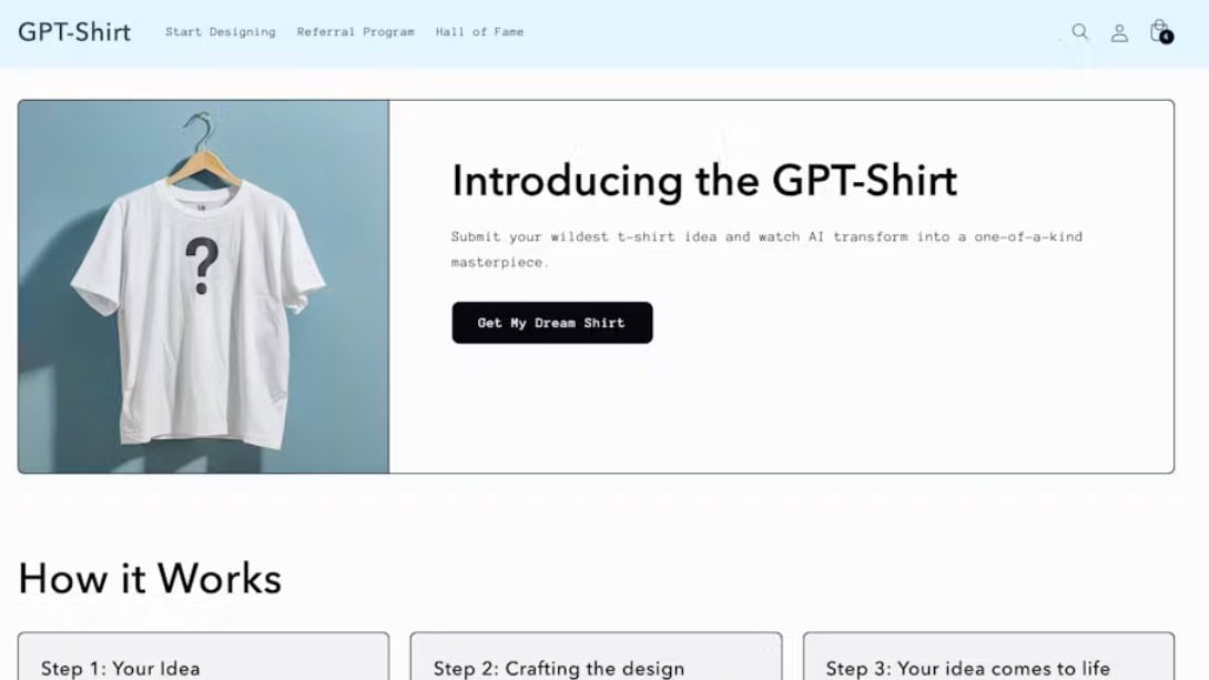 GPT Shirt AI