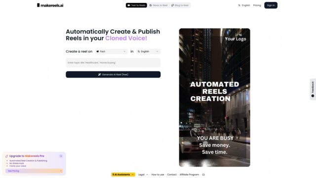 makereels-ai-New-AI-Tools-by-Futureen