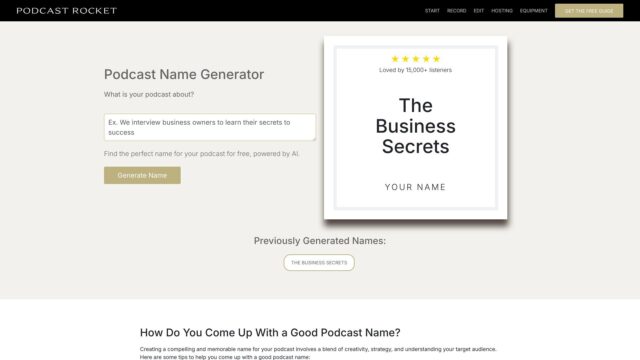 podcast-name-generator-New-AI-Tools-by-Futureen