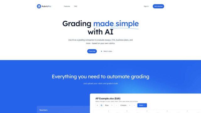rubricpro-AI-Tool