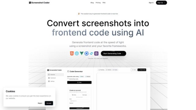 screenshot-coder-New-AI-Tools-by-Futureen
