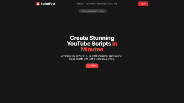 scriptfast-AI-Tool