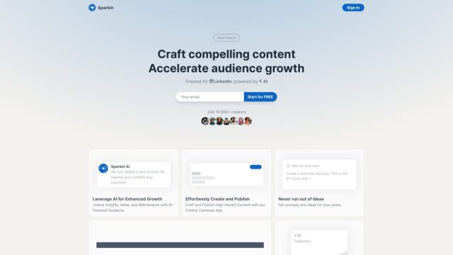 sparkin-ai-New-AI-Tools-by-Futureen