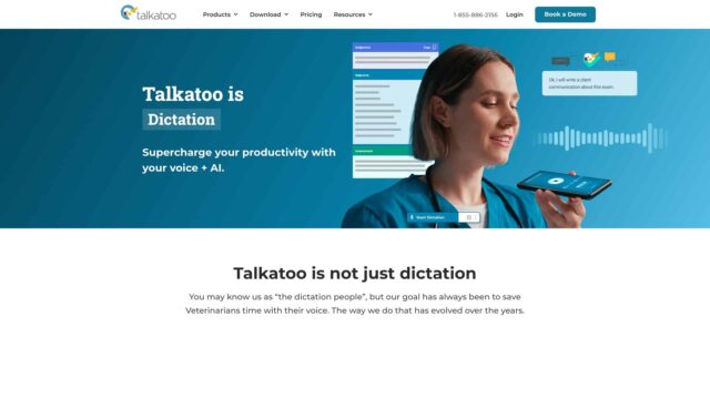 talkatoo-dictation-software-New-AI-Tools-by-Futureen
