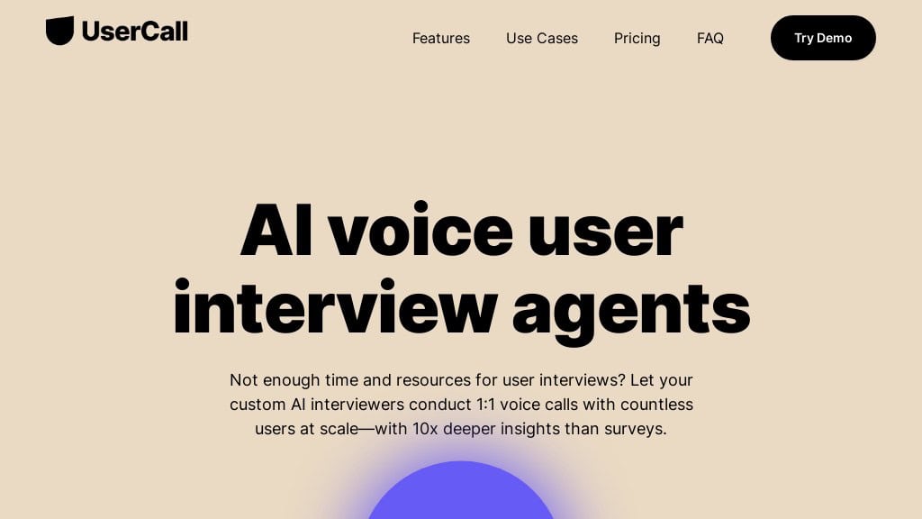 usercall-New-AI-Tools-by-Futureen