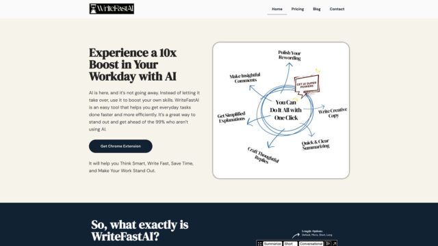 writefastai-New-AI-Tools-by-Futureen