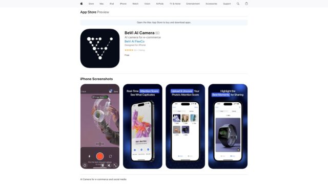 bevi-ai-camera-Latest-AI-Tool
