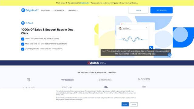 brightcall-ai-agent-Latest-AI-Tool