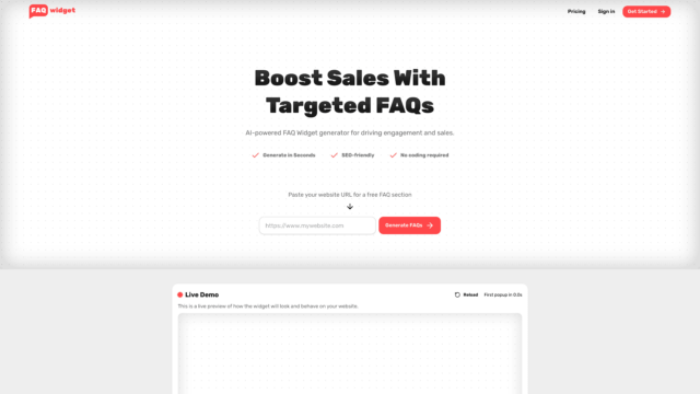 faqwidget-Latest-AI-Tool