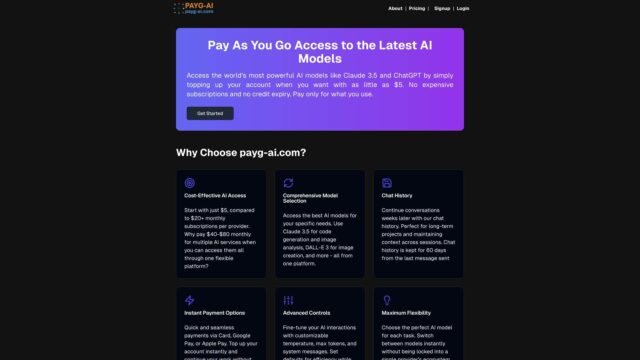 payg-ai-Latest-AI-Tool
