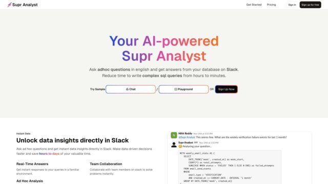 supr-analyst-Latest-AI-Tool