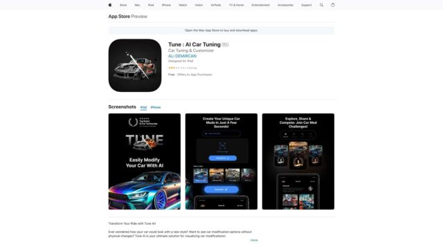 tune-ai-car-tuning-Latest-AI-Tool
